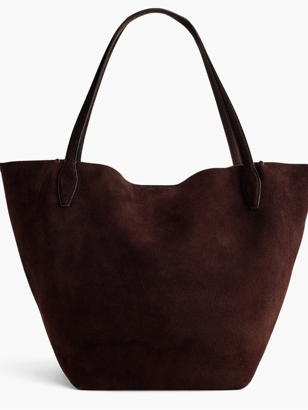 Madewell Oversize Suede Shopper Tote - Picture 2 of 8